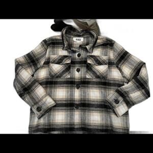 Steve Madden XL Plaid Flannel Shirt Jacket BB Dakota